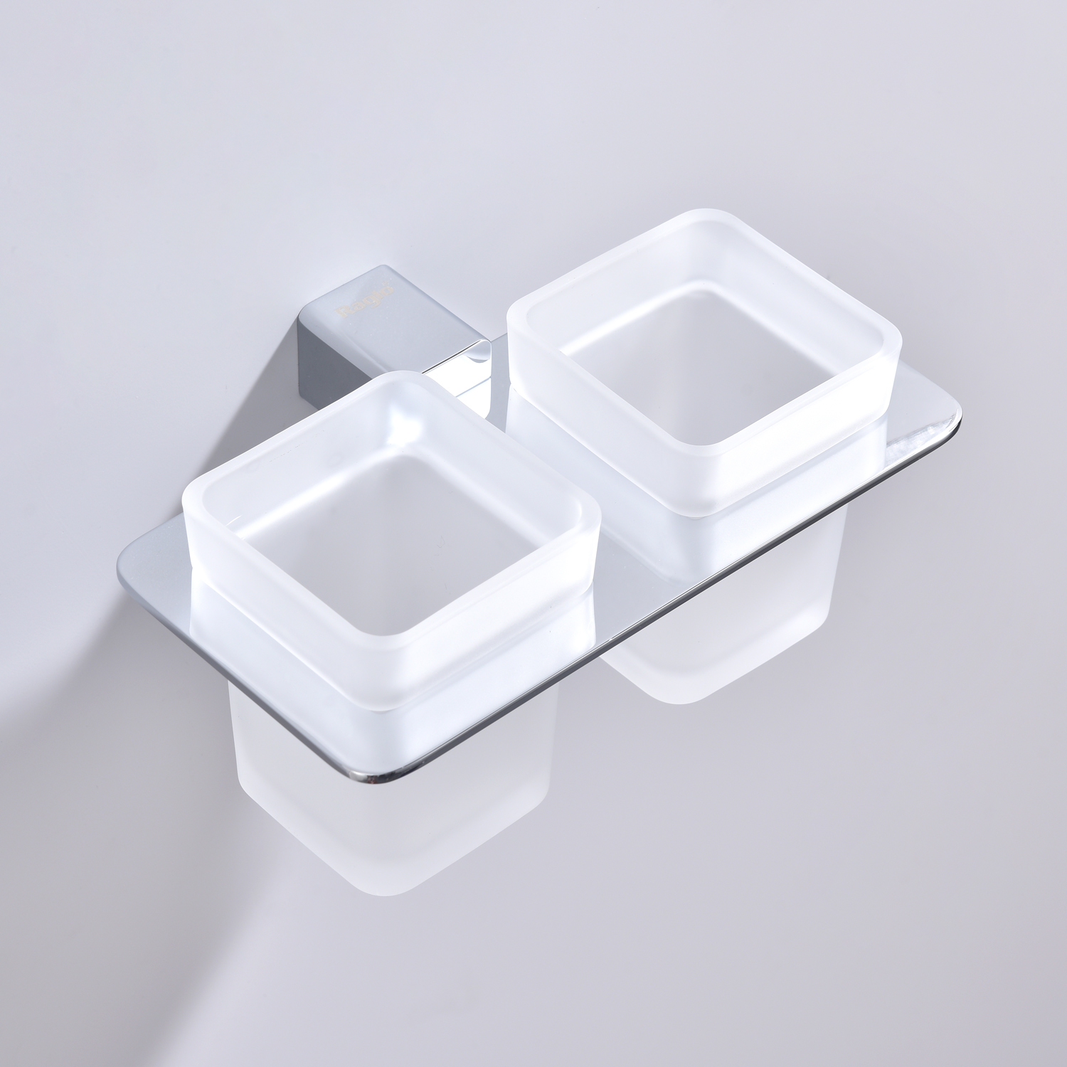 Стакан для ванной комнаты двойной Raglo R301.08, хром