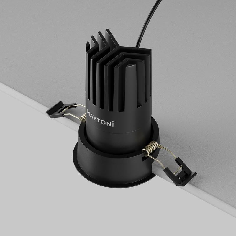 Светильник Dip 15Вт 4000К 50град. встраив. Maytoni DL118-15W-4K-B