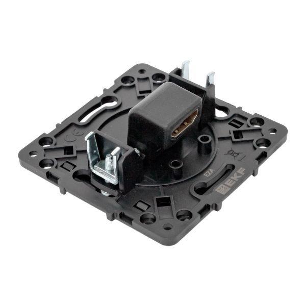 Розетка Стокгольм HDMI механизм черн. EKF EZA00-327-10