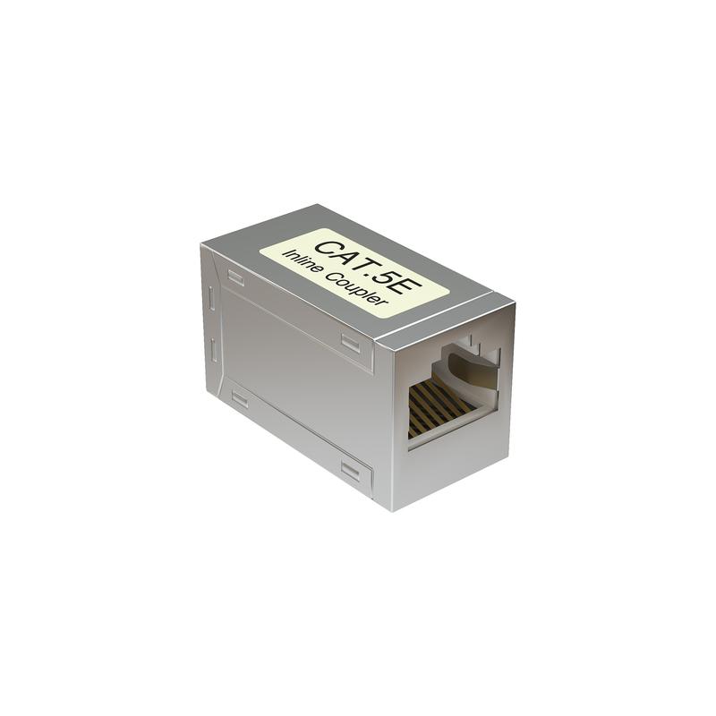 Адаптер проходной RJ45-RJ45 (8p8c) кат.5E экранир. SYSMATRIX CC RJ45.5ES.WH