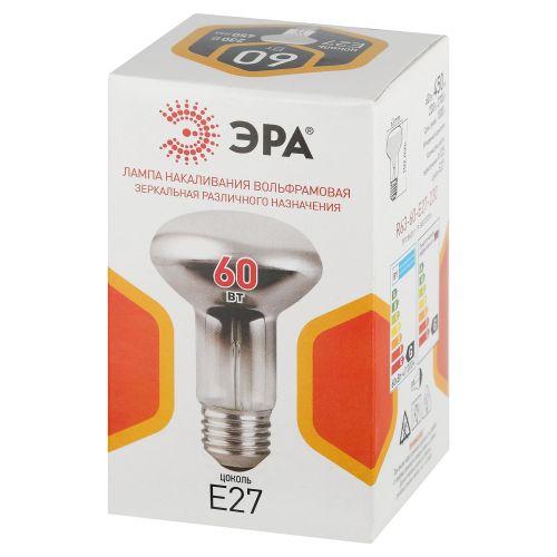 Лампа накаливания R63 60Вт рефлектор E27 /E27 230В Эра Б0066536