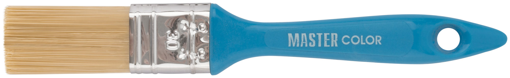 Кисть флейцевая, толщ. 12 мм, ПЭТ-щетина, нерж. обжим, пласт. ручка, ширина 30 мм