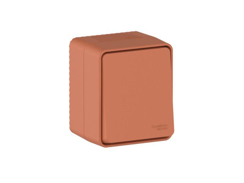 Переключатель проходной 1-кл. ОП AtlasDesign PROFI IP54 10AX терракот. SE ATN547061