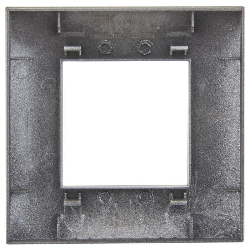 Рамка 1-м SKANDY SK-F01Sh шампань IEK SK-M12-K37
