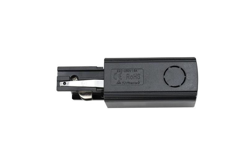 Аксессуар к шинопроводу трехфазному 3P PTR EC-BL Left левый Pro+ черн. JazzWay 5062856