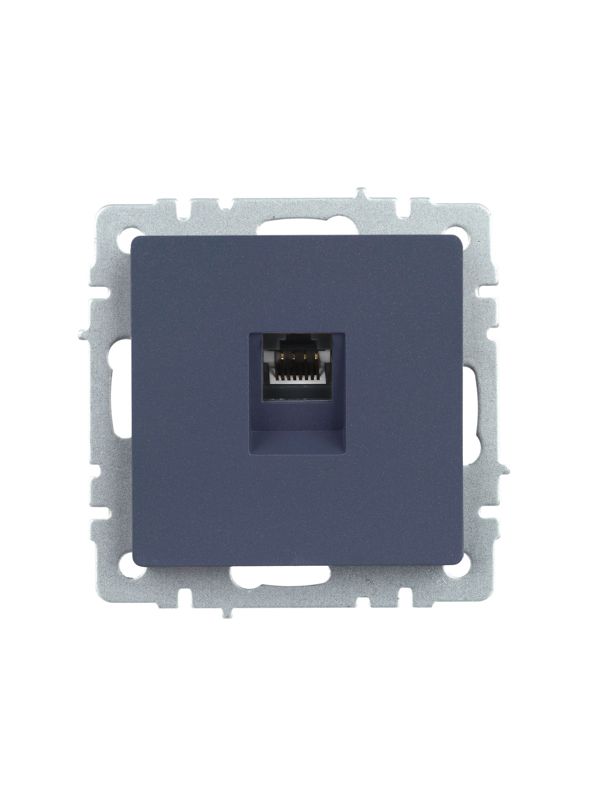 Розетка компьютерная СП RJ45 кат.5E BRITE РК10-БрМ механизм маренго IEK BR-K10-1-K35