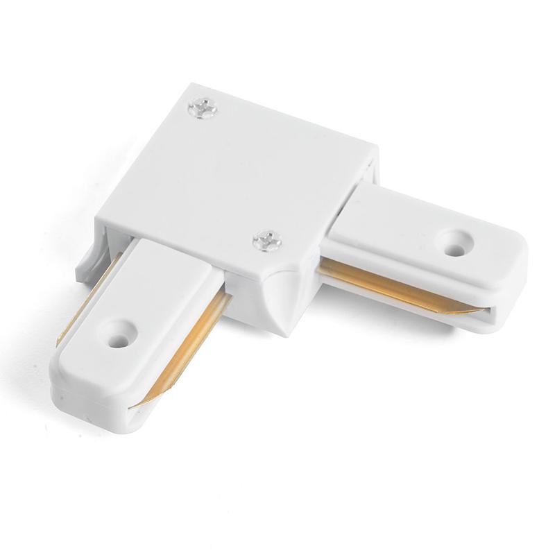 Коннектор угловой для шинопровода бел. LD1001 для CAB1003 FERON 10315