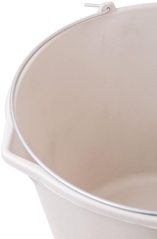 Ведро строительное 20л эластичное для перемешивания раствора с носиком пластик. КУРС 04084