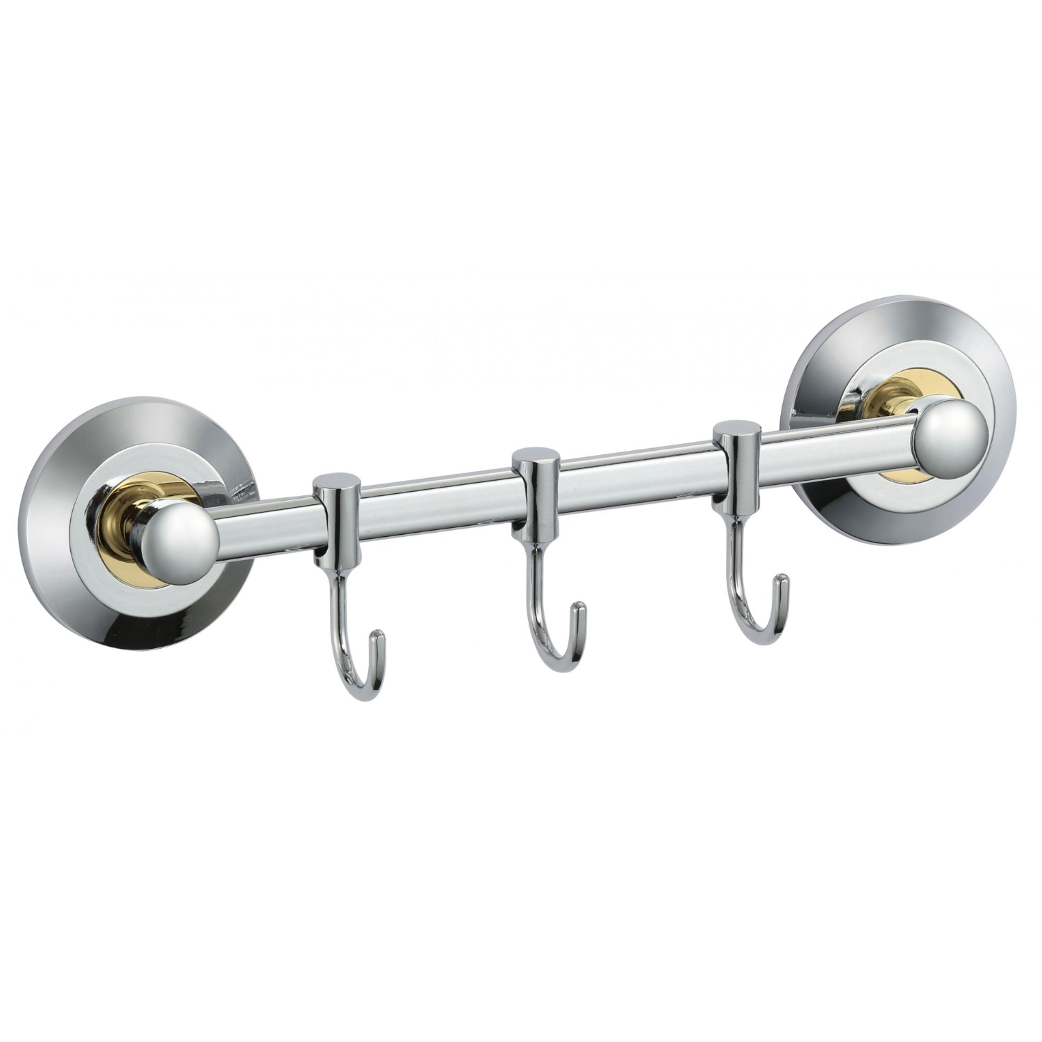 Планка с крючками Savol S-007173, хром