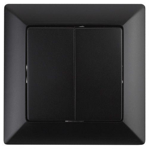 Переключатель 2-кл. СП 10А IP20 250В Solo антрацит 4-107-05 Intro Б0053613