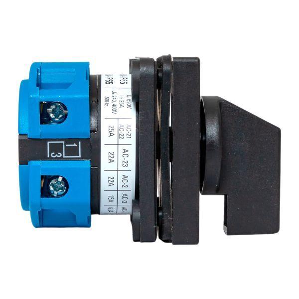 Переключатель кулачковый ПК-1-21 1п 25А "1-0-2" IP65 EKF pk-1-21-25-65