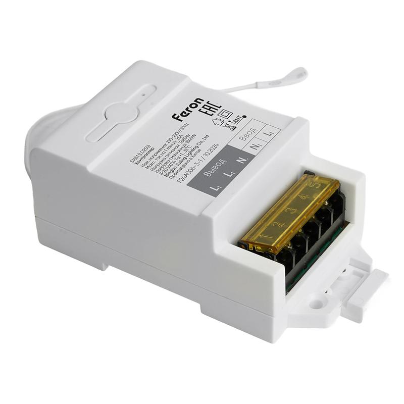 Контроллер для управления осветительным оборуд. на DIN-рейку на 1 канал радиочастотный 25А AC230В/50Гц LD250 FERON 51651