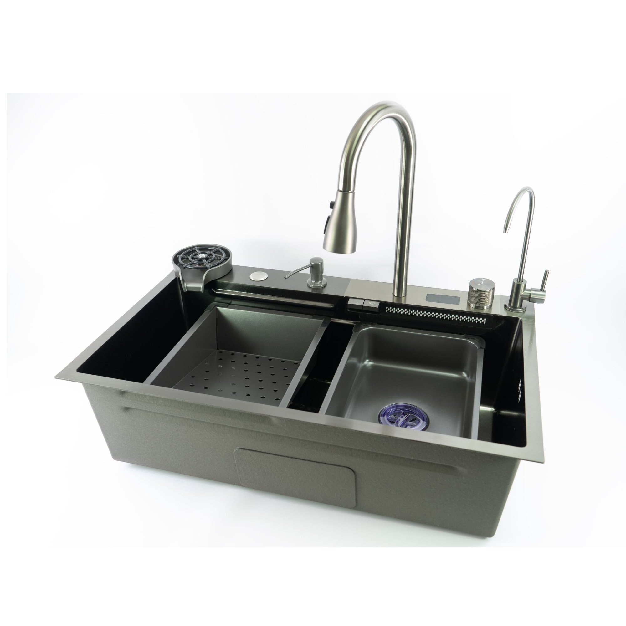 Многофункциональная кухонная мойка Fmark FSC002Q, графит