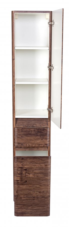 Колонна универсальная "Атлантика 35" с корзиной, Люкс старое дерево, PLUS