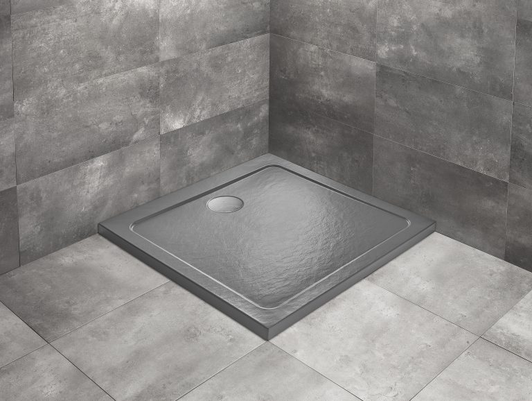 Душевой поддон Doros C 80x80 Stone Anthracite