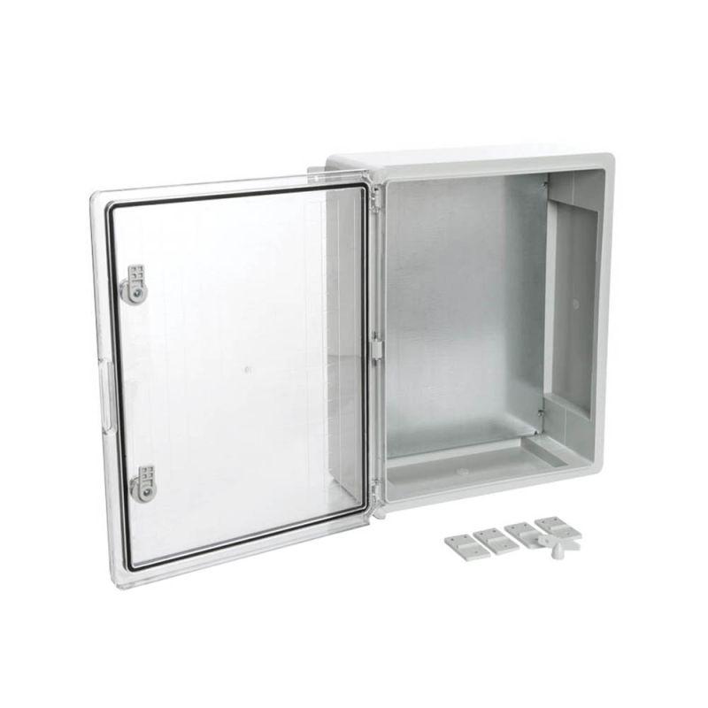 Корпус пластиковый с монтажной панелью ЩМП IP65 прозр. дверь 500х400х175 Промрукав PR08.26493