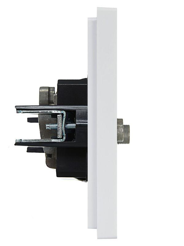 Розетка 2-м TV+SAT FORTE&PIANO FP238 бел. IEK FP-AF20-O-K01