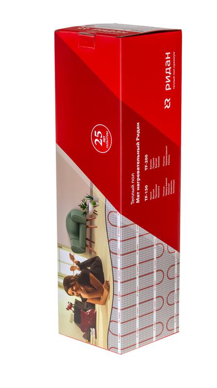 Комплект "Теплый пол" (мат) TF-200 800Вт/4кв.м 230В Ридан 21RT0437R