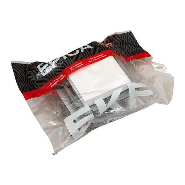 Розетка СП Эпика 16А IP44 с заземл. защ. шторки с крышкой механизм бел. EKF UP1-SOW-111-44