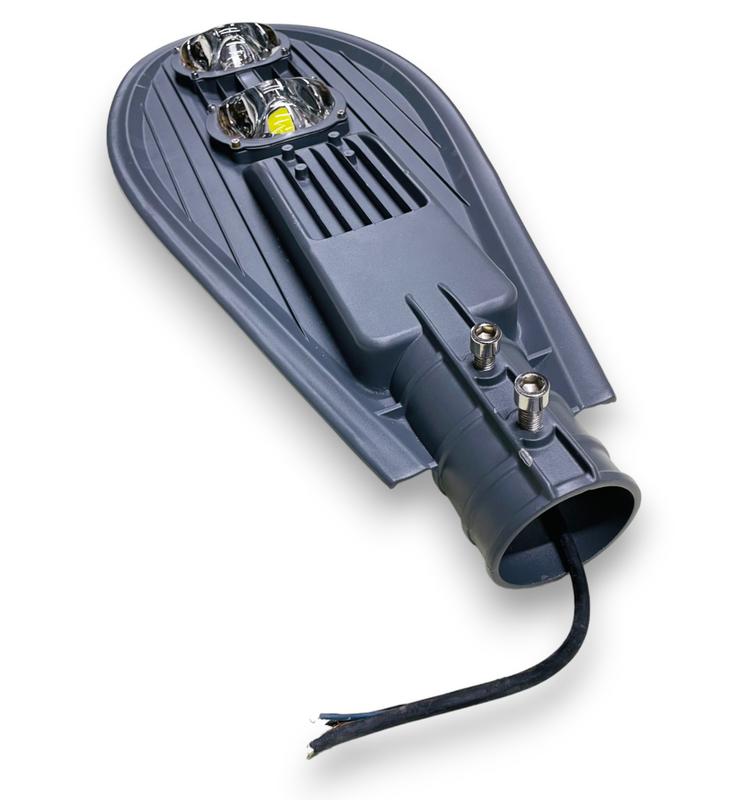 Светильник светодиодный 100Вт 6000К IP65 12000лм 175-265В 740х290х75мм консольный уличный угол 135град. KRASO GM-100