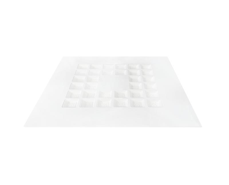 Светильник светодиодный ДВО CP 30 R 38 MP 940 W60L60 WH 595х595х21мм 25Вт 4000К IP20 встраив. панель бел. Русский Свет 14063023845