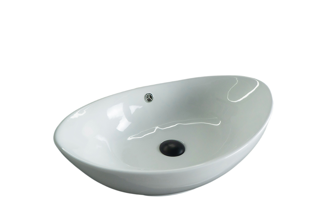 Раковина Gid N9019 51108 накладная белая 60x37x19