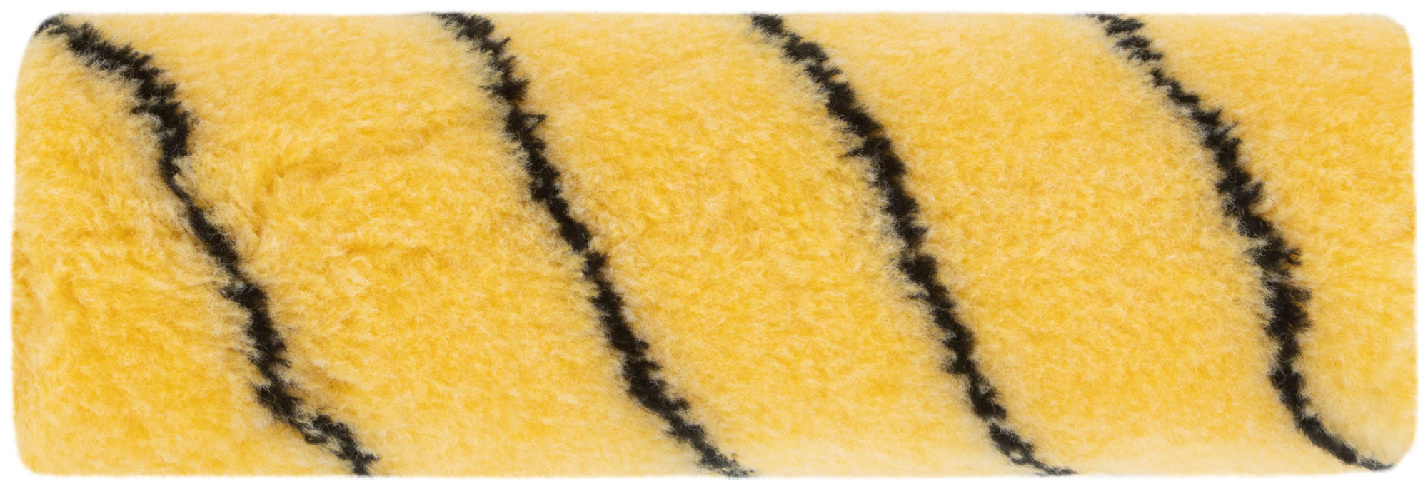 Ролик полиакриловый, бежевый с черной полоской, диам. 40/61 мм; ворс 10,4 мм, 180 мм