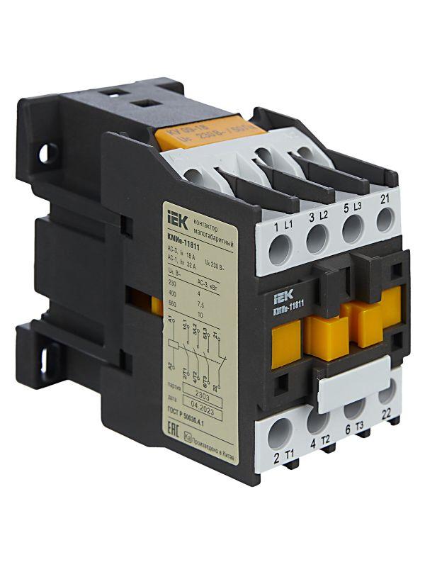 Контактор КМИе-11811 18А 230В/АС3 1НЗ GENERICA KKME11-018-230-01
