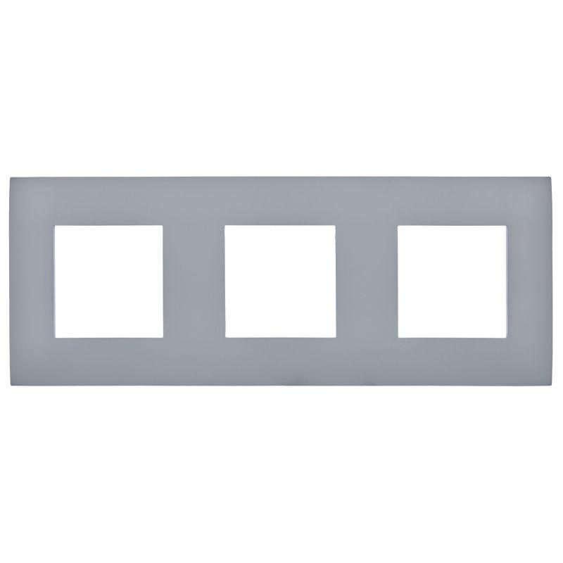 Рамка 3-м SKANDY SK-F03Gr сер. IEK SK-M32-K03