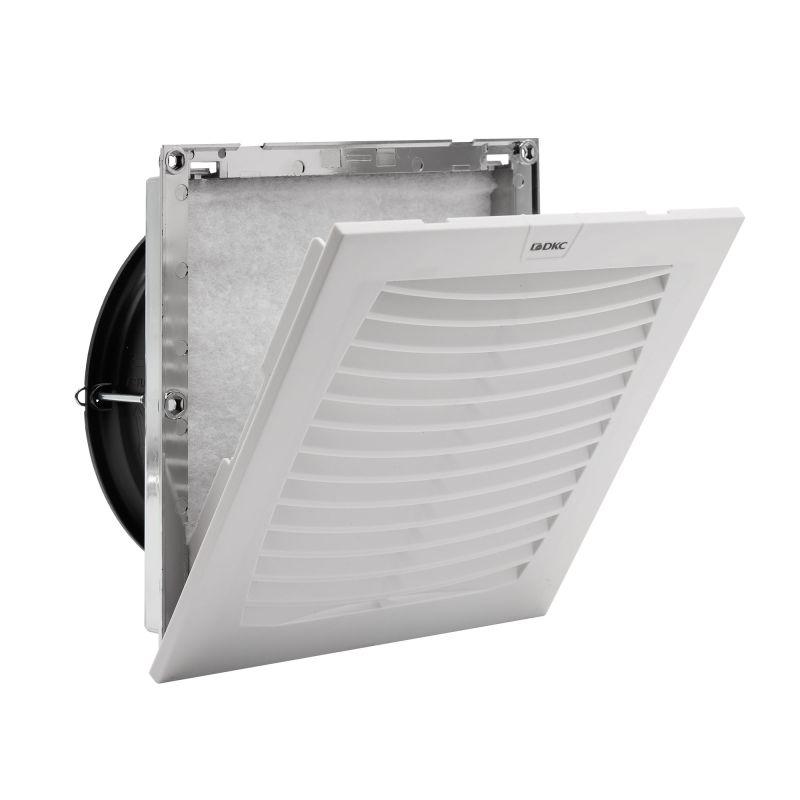 Вентилятор с фильтром ЭМС 260куб.м/ч 12В DC 204х204мм IP54 DKC R5MCV20012