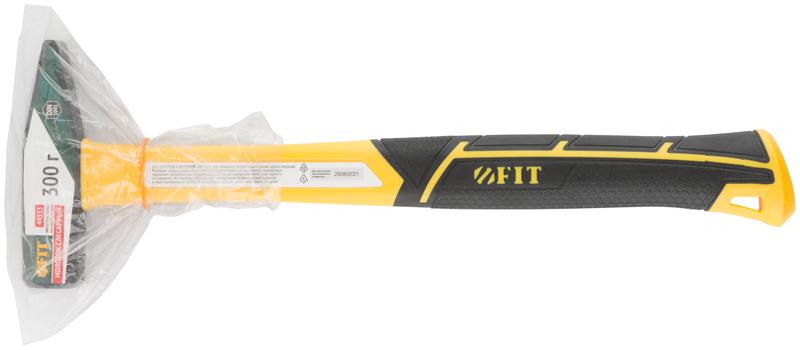 Молоток кованый Профи 300г фибергласовая усилен. ручка FIT 44333