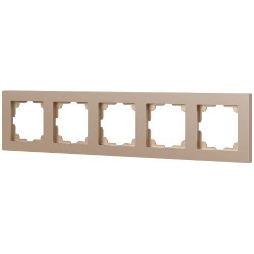 Рамка 5-м СП Accent 6-505-04 шампань Intro Б0063726