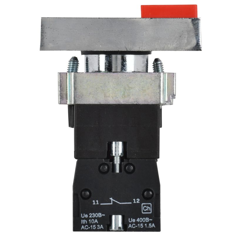 Кнопка LAY5-BW8465 "I-O" 1НО сдвоенная с подсветкой KARAT IEK BBD40-BW-K51