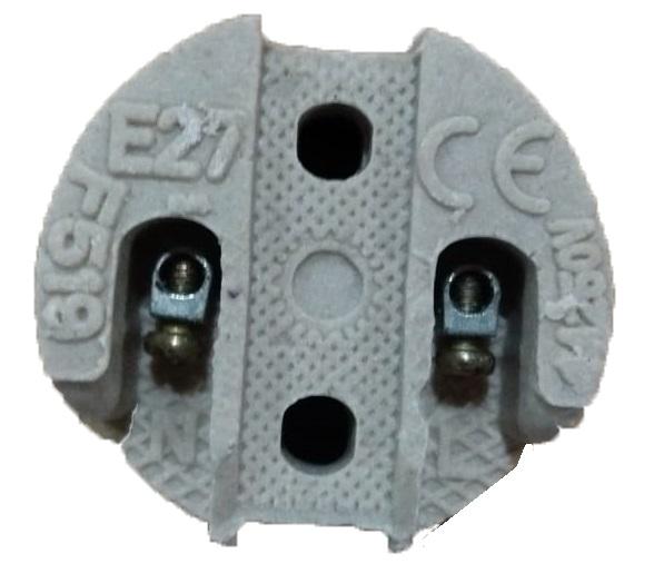 Патрон электрич. E27 керамич. подвесной 4А 250В с этикеткой UNIVersal 5565341