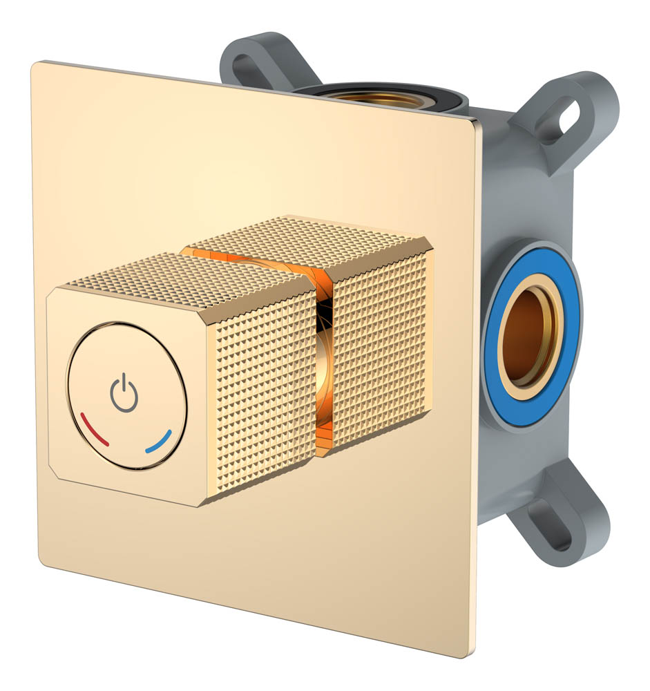 Смеситель автоматический встроенный QUAD Gold