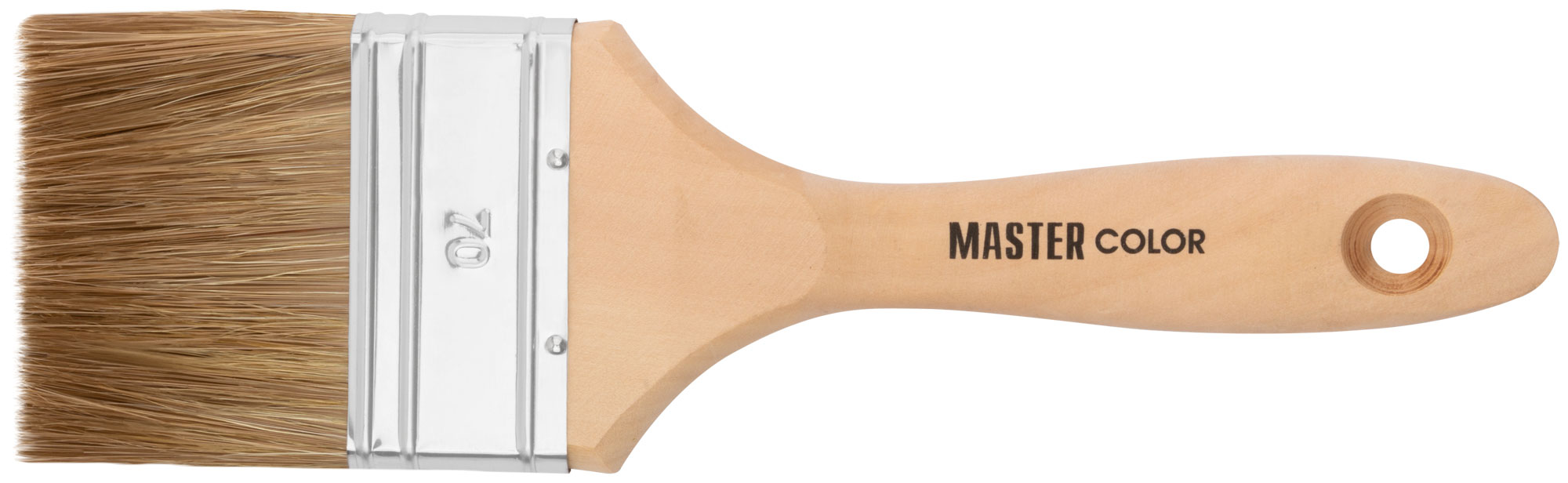 Кисть флейцевая, толщ. 18 мм, 70% ПЭT/30% натур.щетина, нерж. обжим, ширина 70 мм