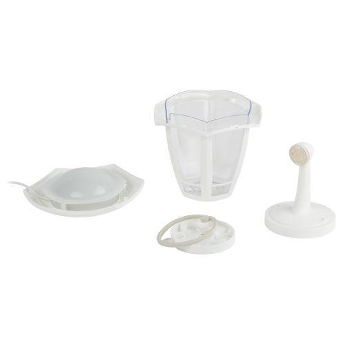 Светильник светодиодный садово-парковый ДБУ 07-8-005 3000К Дели 1 8Вт 3000К IP44 6 гранный настенный бел. Эра Б0064225