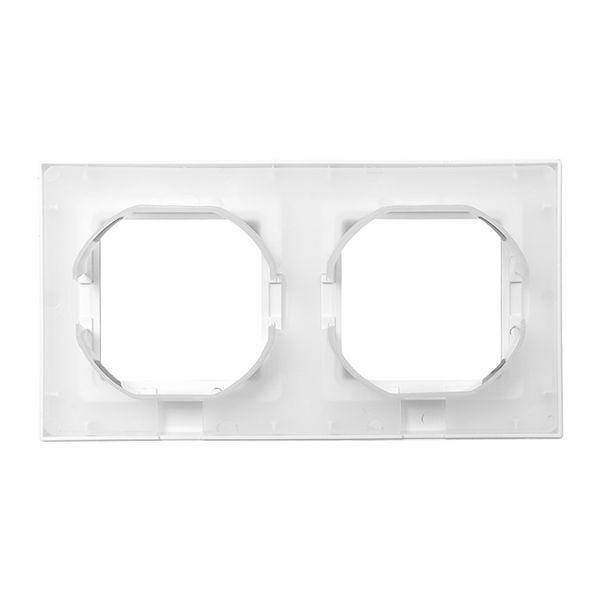Рамка 2-м Эпика IP44 пластик бел. EKF UP1-FPW-02-44