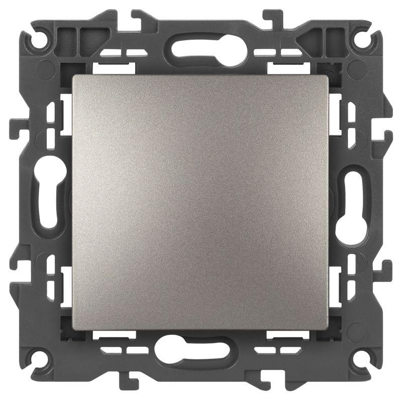 Выключатель Elegance 14-1101-16 250В 10АХ титан Эра Б0065782