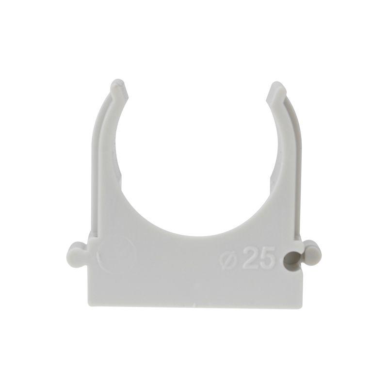 Держатель для труб (клипса) d25мм для монтажного пистолета сер. Rexant 28-0425-1