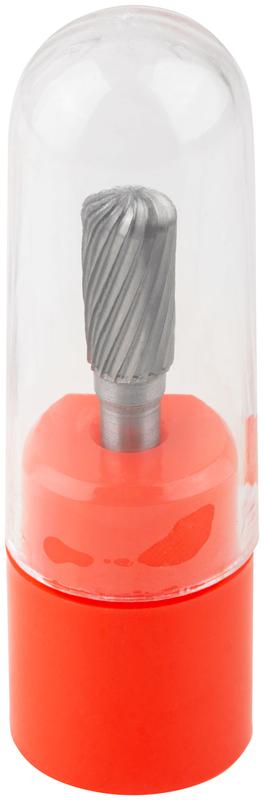 Шарошка карбидная профи штифт 6мм цилиндрическая с закруглением FIT 36592