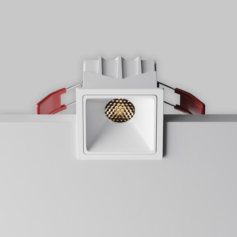 Светильник Alfa LED 10Вт 3000К 50град. встраив. Maytoni DL043-01-10W3K-SQ-W-1