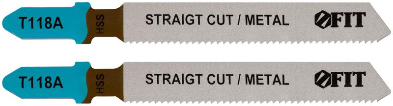 Набор полотен по металлу HSS фрезерованные волнистые зубья 76/51/12мм T118A (уп.2шт) FIT 40964