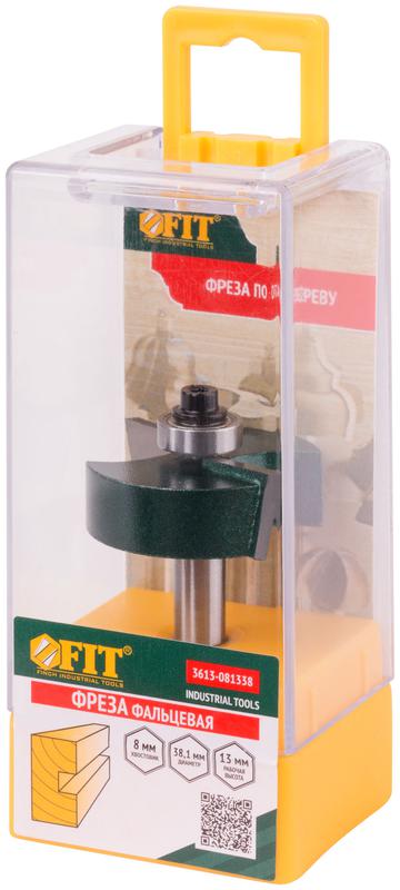 Фреза фальцевая DхHхL=38.1х13х57.3мм FIT 3613-081338