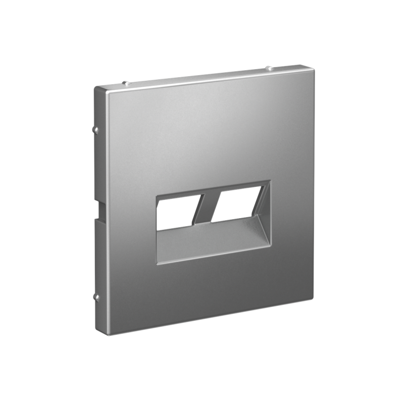 Накладка двойная ArtGallery для информационных функций типа Keystone сталь SE GAL000990