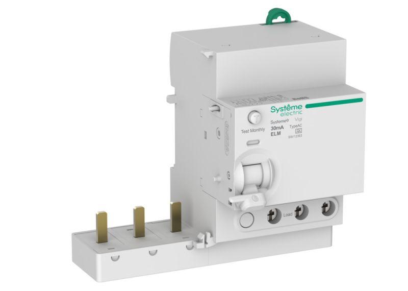 Блок дифференциального тока 3п 63А 30мА тип AC Systeme9 400В SE S9V12363