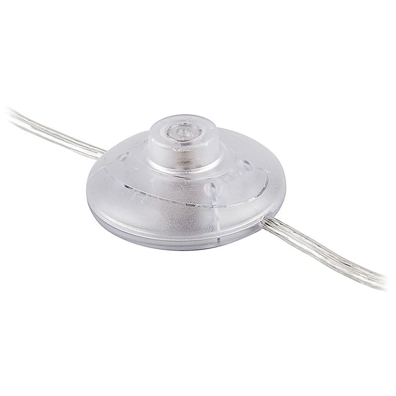 Шнур сетевой (с ножным выключателем) прозрачн. DM106 FERON 29845