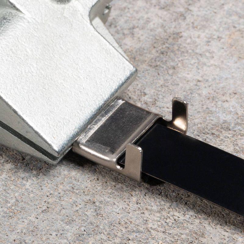 Лента бандажная ЛКС-PPA (316)-1204 AISI 316 нерж. сталь черн. (уп.25м) Fortisflex 104986