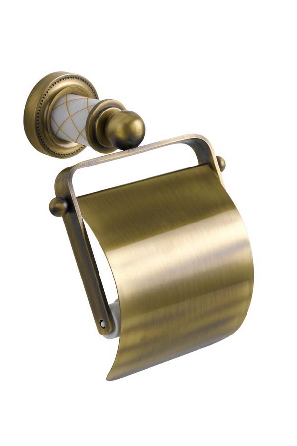 Держатель для туалетной бумаги с крышкой MURANO_Комплект