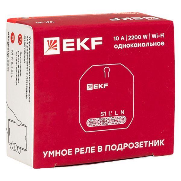 Реле в подрозетник 1-канальное Умное Wi-Fi Connect EKF ssh-1g-wf